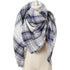 esign Women Triangles Scarf Long Scarves Shawl Autumn Winter - ROUTINE FASHION